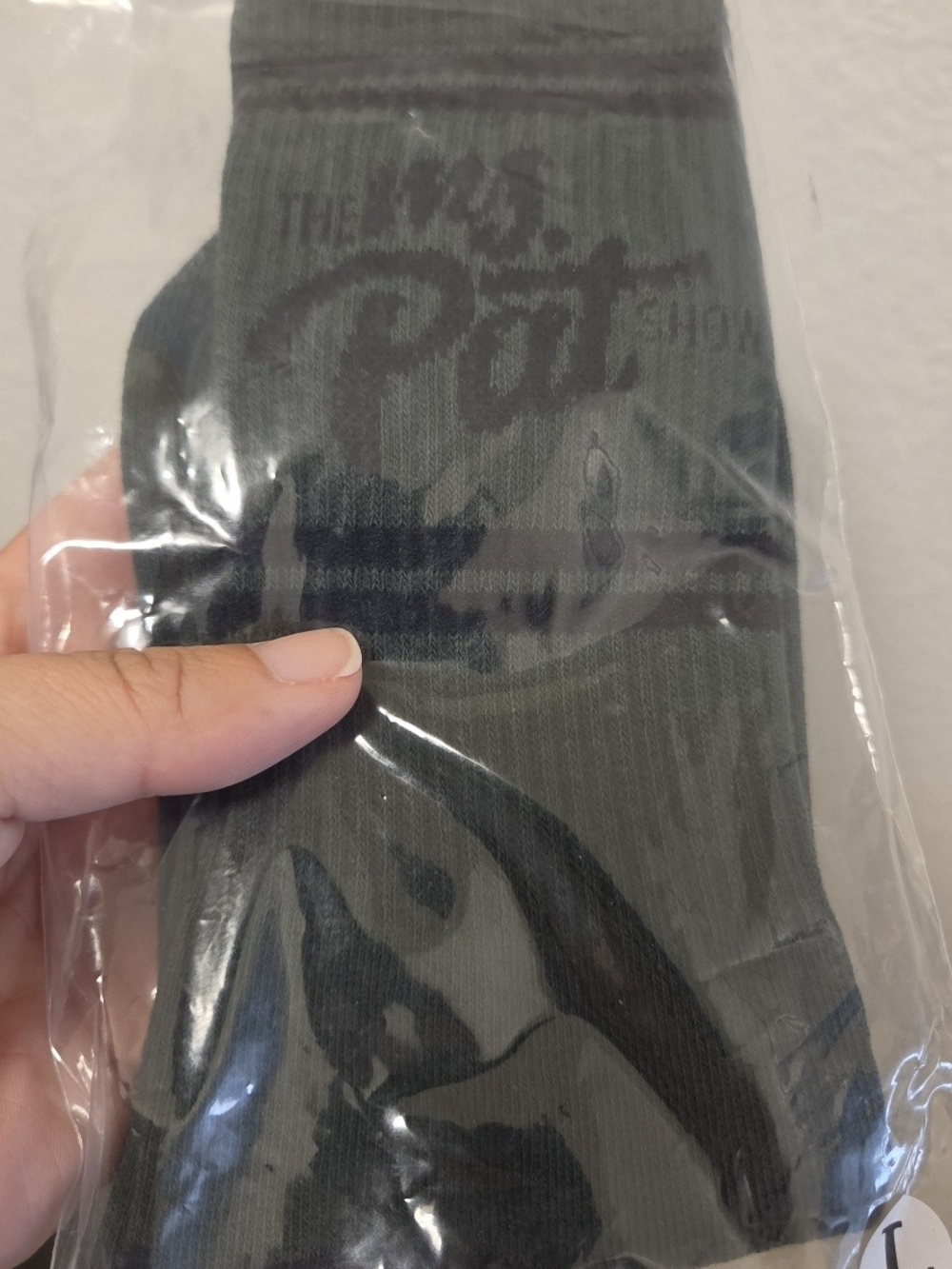 Dark Green Crew Socks from "The Ms. Pat Show" - Picture 2 of 2
